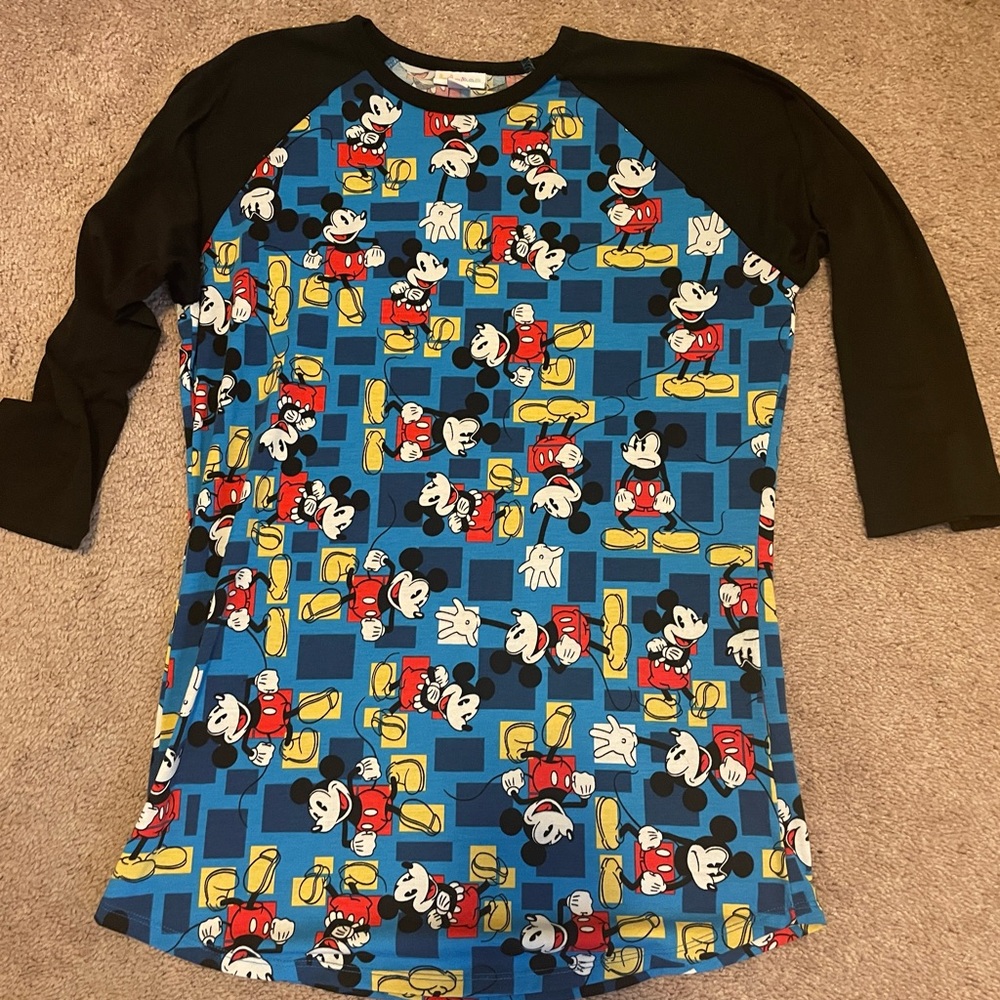 Mickey Minnie Mouse Disney Lularoe Randy Shirt S LLR